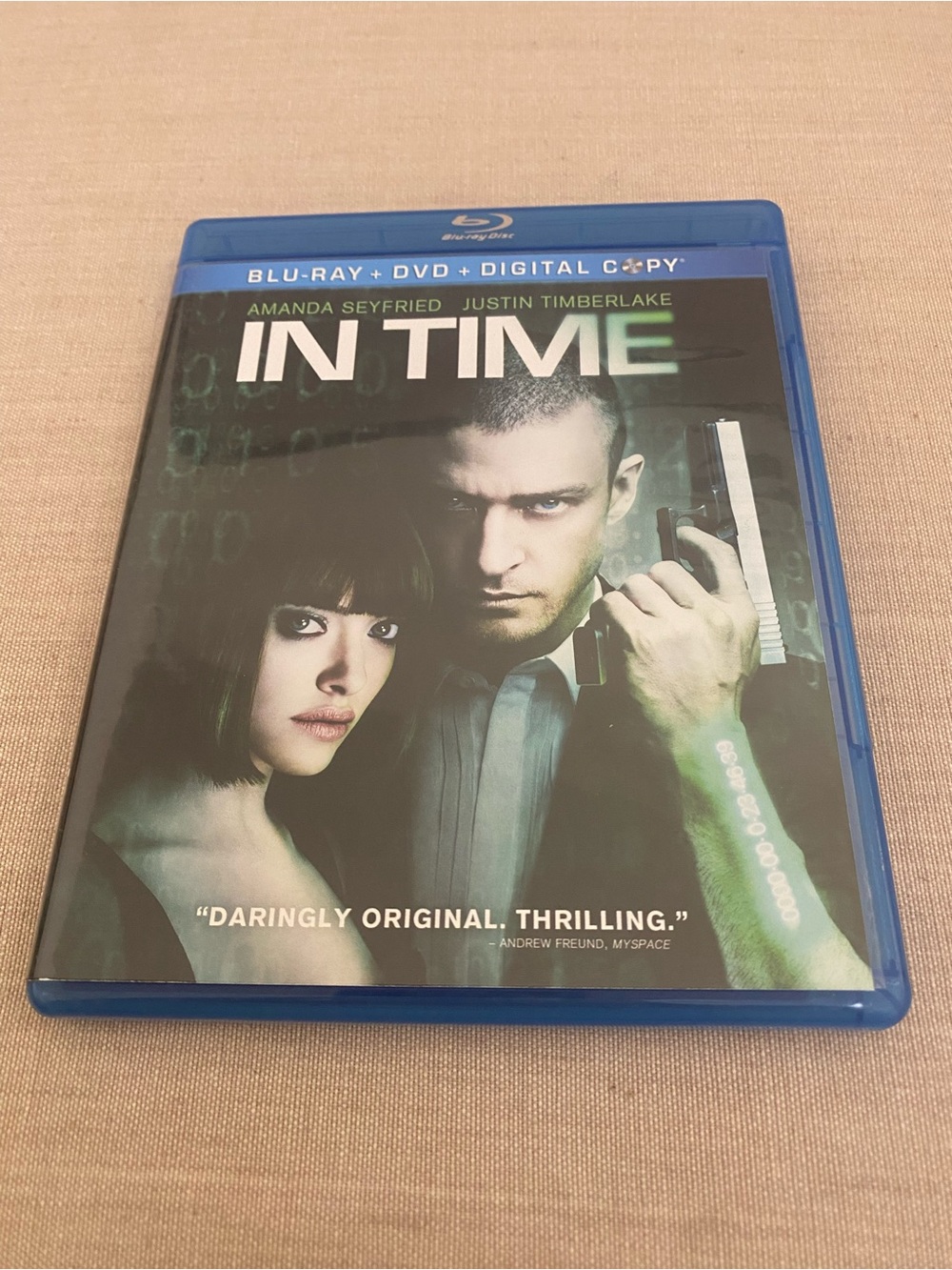 In Time (Blu-ray + DVD + Digital) - Blue Case